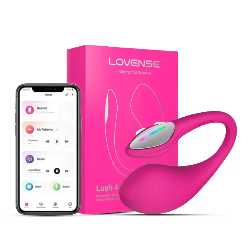 Lovense - Lush 4 App-Controlled G-Spot Egg Vibrator - Frisky Business Adult Sex Toys Shop