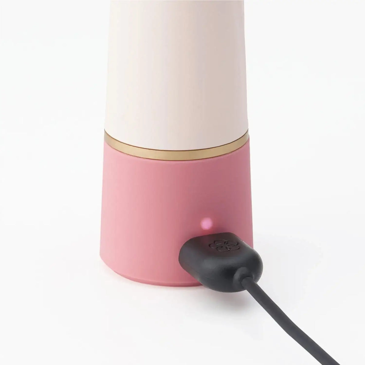 Iroha Rin+ Sango Mini Wand Vibrator Rose Petal Pink rechargeable quiet motor multi-speed Singapore