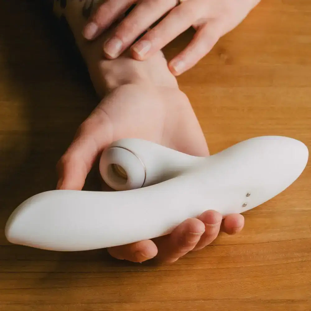 Satisfyer Pro+ G-Spot Rechargeable Waterproof Dual Motor Function Interactive Pleasure Gadget Singapore