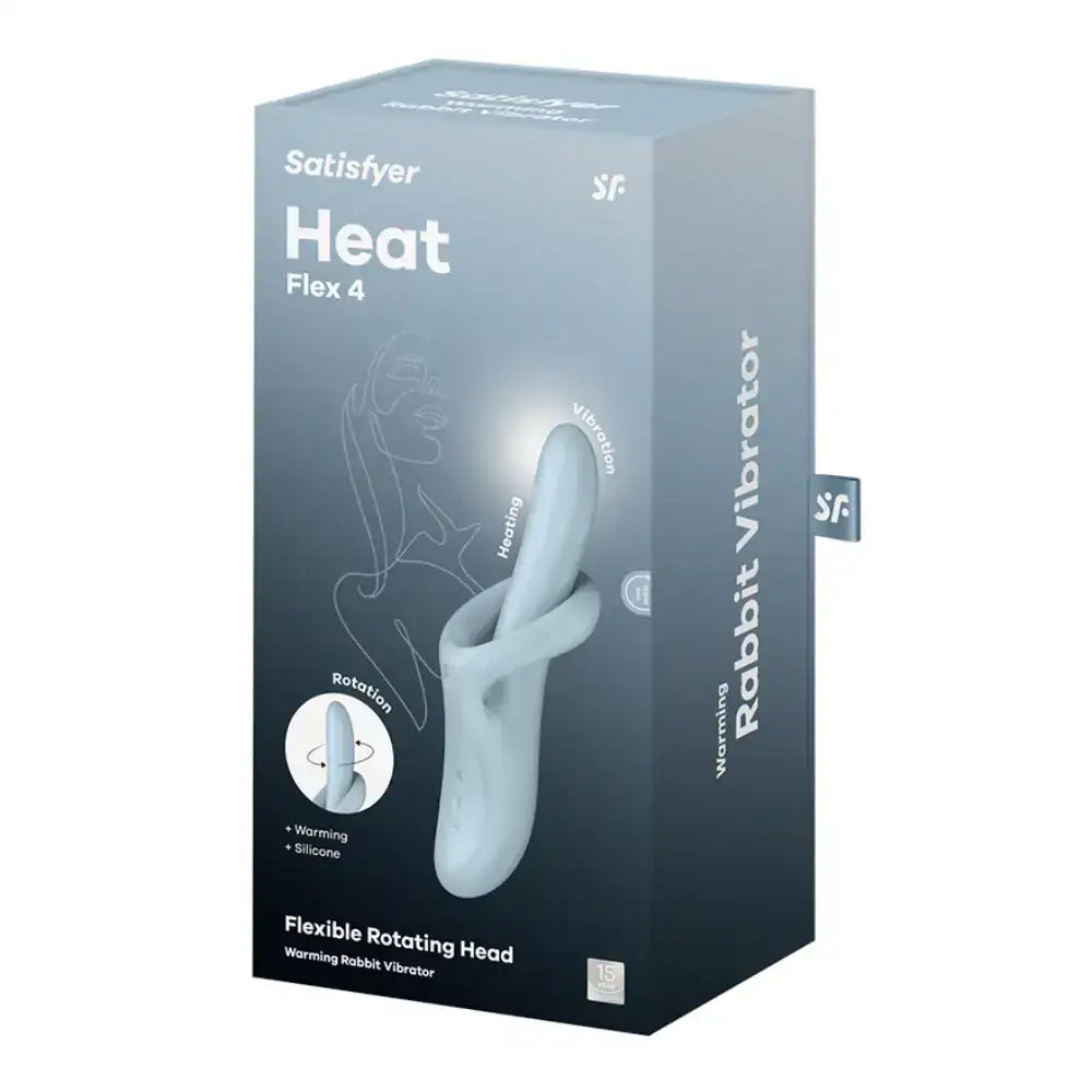 Satisfyer Heat Flex 4 Blue Travel-Friendly Size Compact Ergonomic Easy-To-Clean Device Singapore