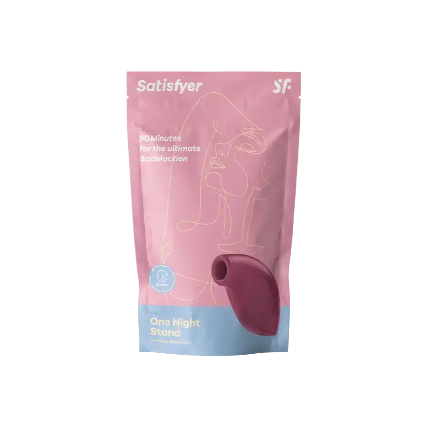 Satisfyer One Night Stand Clitoral Air Pulse Stimulator USB rechargeable waterproof design personal wellness product Singapore