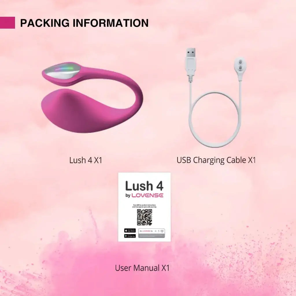 Lovense Lush 4 G spot vibrator app controlled Bluetooth wearable remote control device Singapore