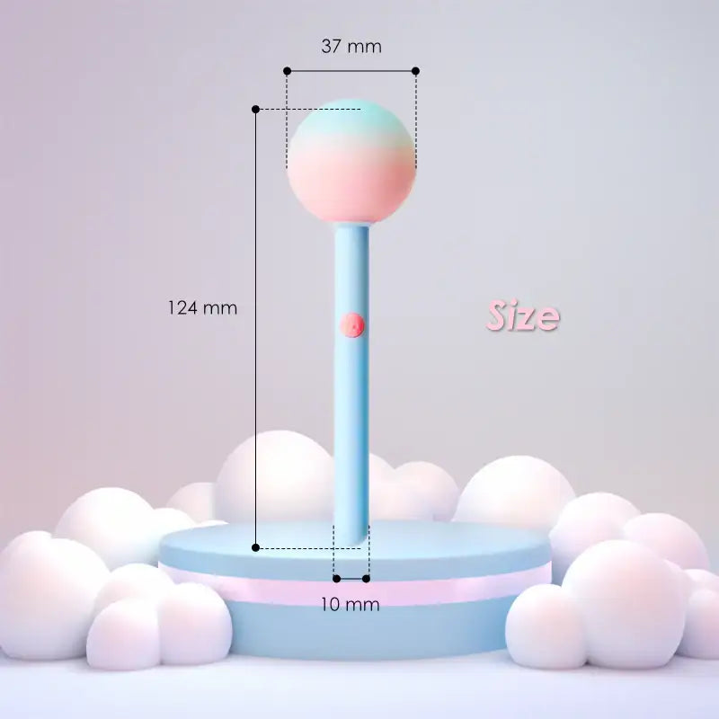 KISSTOY® Lala Pop Rechargeable Mini Clitoral Vibrator with Quiet Operation Singapore