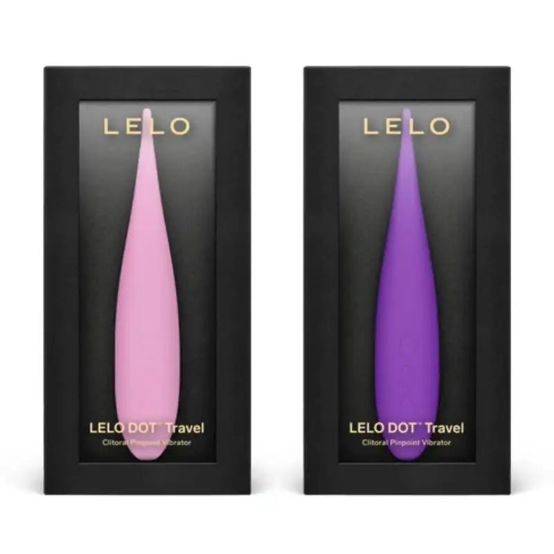 LELO Dot Travel Rechargeable Clitoral Pinpoint Vibrator Purple lightweight design with sleek curves suitable for solo enjoyment or partnered use Singapore