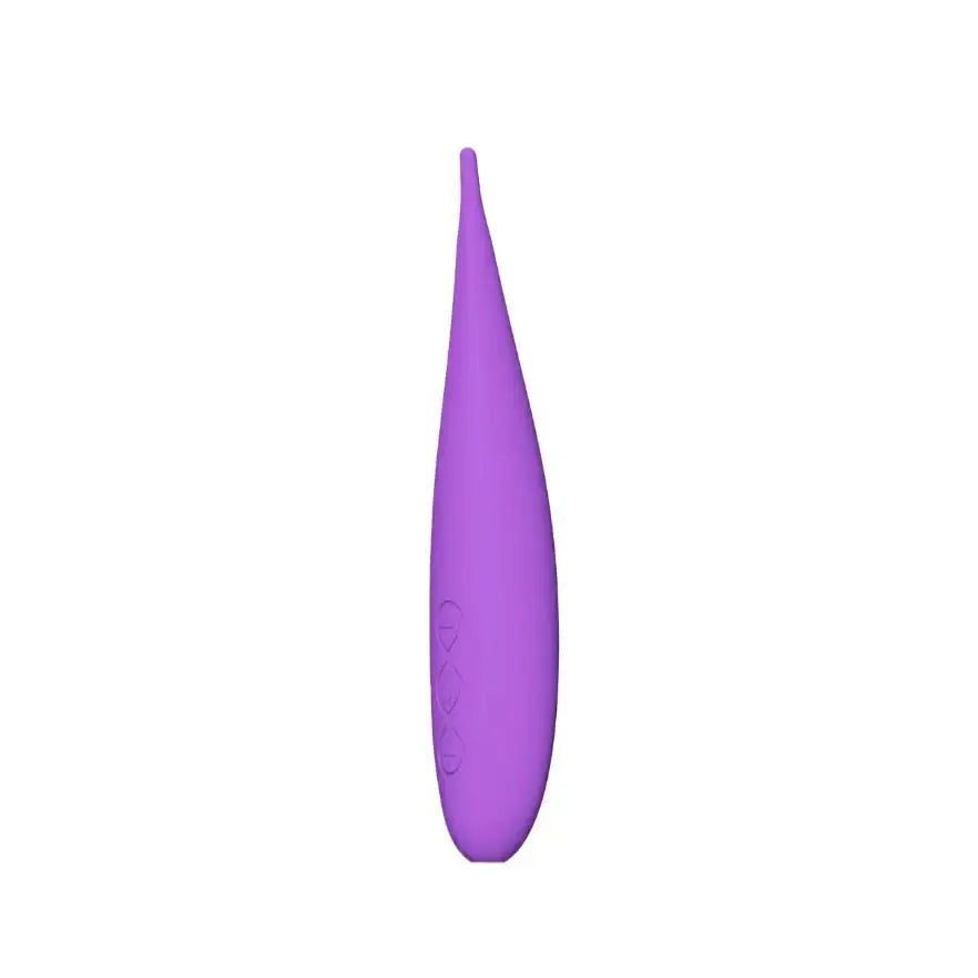 LELO Dot Travel Rechargeable Clitoral Pinpoint Vibrator Purple app-controlled Bluetooth enabled device for customizable vibration patterns and interactive use Singapore