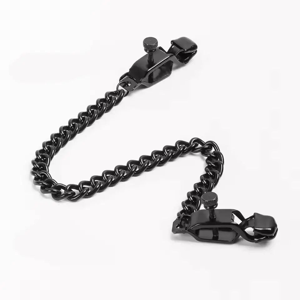 Bat’Bite - Nipple Clamps with Chain - Frisky Business Adult Sex Toys Shop