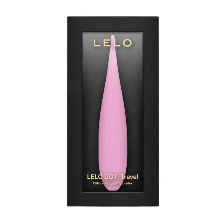 LELO Dot Travel Rechargeable Clitoral Pinpoint Vibrator Pink multiple intensity settings with adjustable pulsation modes for personalized stimulation Singapore