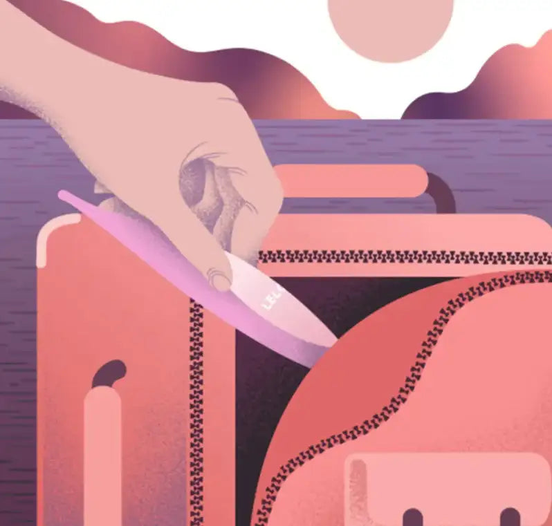 LELO Dot Travel Rechargeable Clitoral Pinpoint Vibrator Pink portable design ideal for discreet travel, hands-free use, and compact storage Singapore