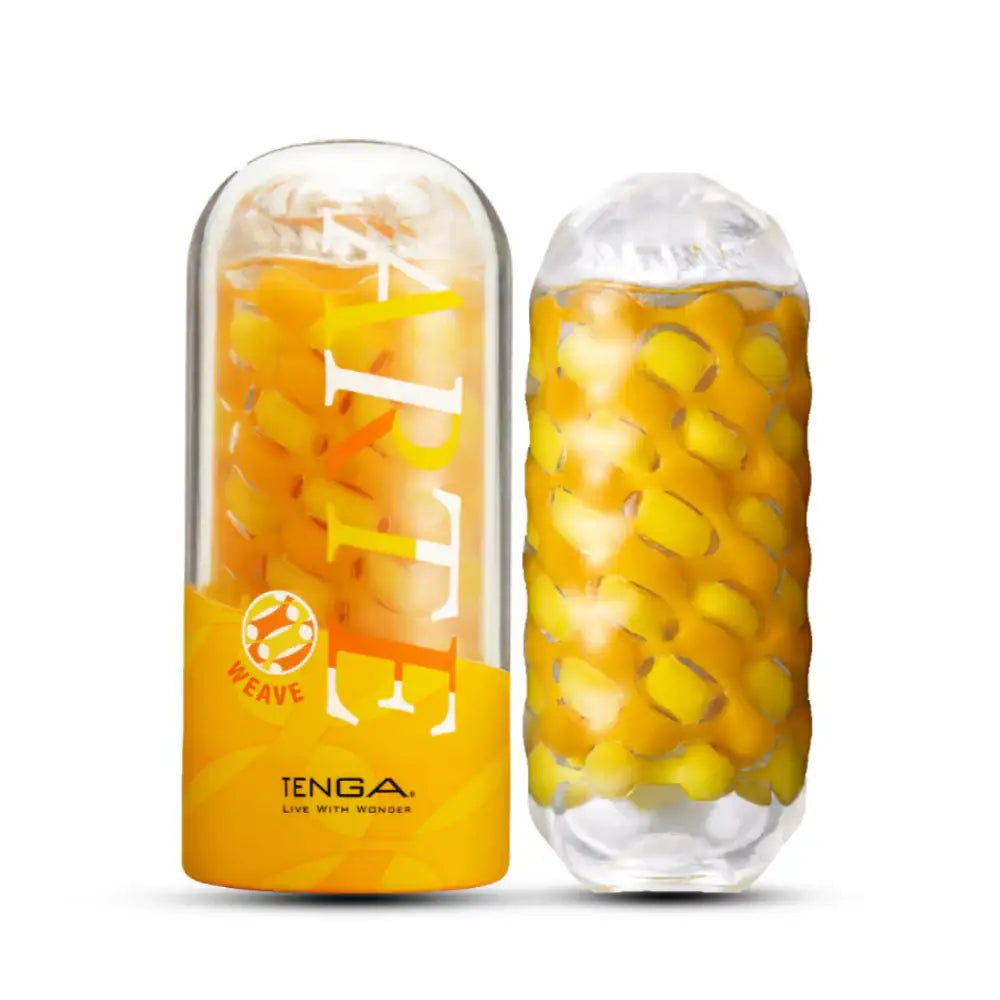 Tenga Arte Reusable Male Masturbator Weave Innovative Design Durable Silicone Comfortable Grip Singapore