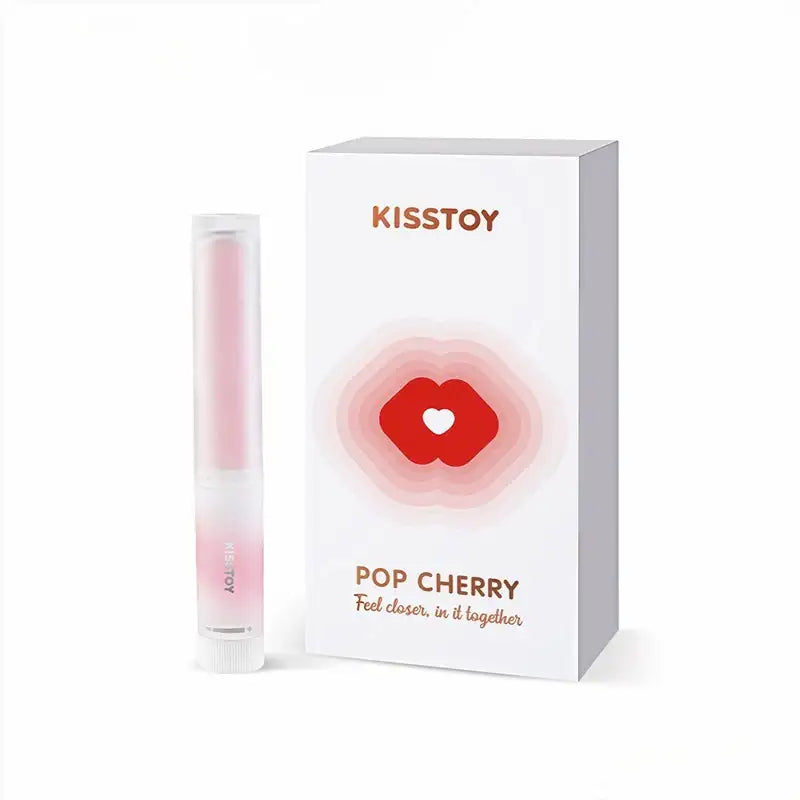 KISSTOY® Pop Cherry Heated Finger G-Spot Vibrator Compact Design for Targeted Stimulation Singapore