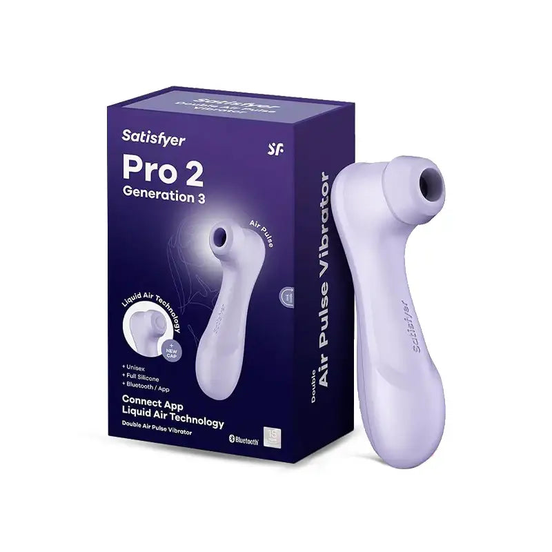 Satisfyer - Pro 2 Generation 3 with Liquid Air Technology - Lilac - Frisky Business Adult Sex Toys Shop