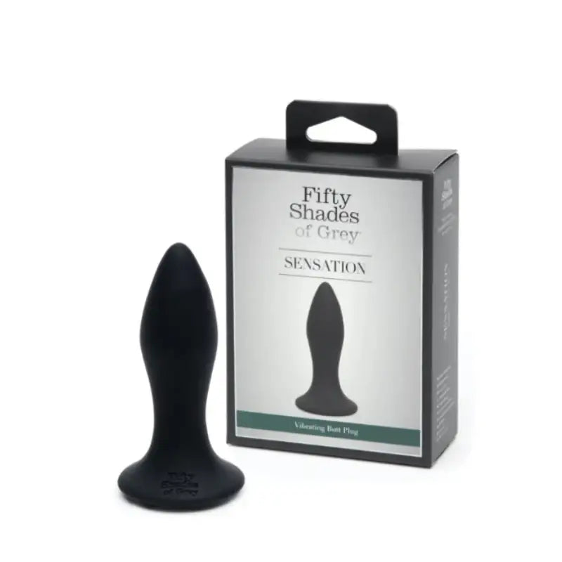 Fifty Shades Of Grey Sensation Rechargeable Vibrating Butt Plug ergonomic tapered design smooth silicone Singapore