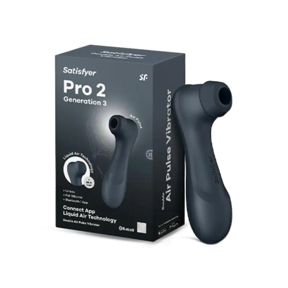 Satisfyer - Pro 2 Generation 3 with Liquid Air Technology - Grey - Frisky Business Adult Sex Toys Shop