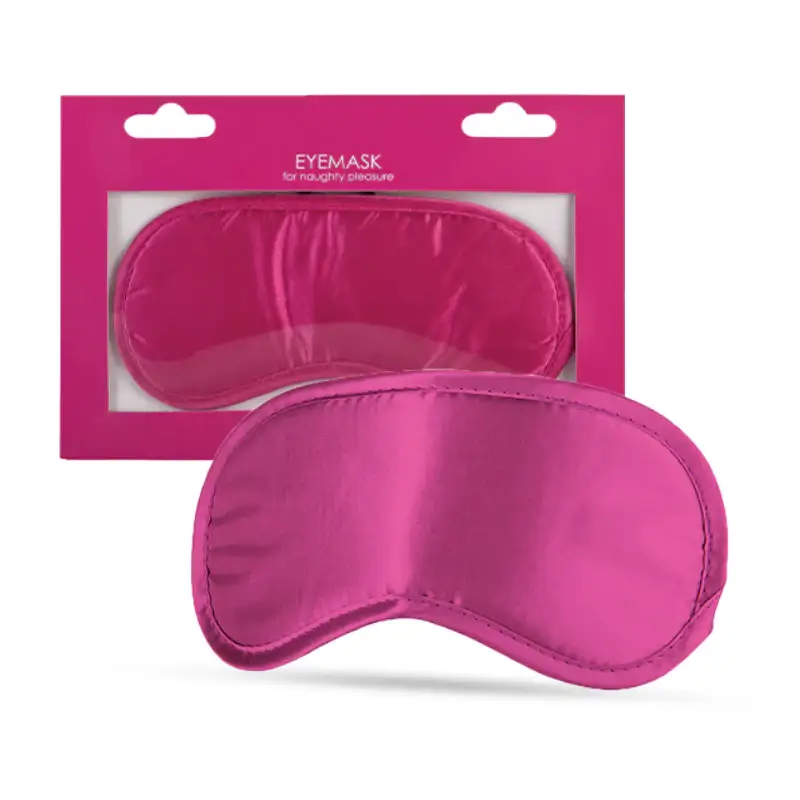 SHOTS Ouch! Soft Eye Mask Pink comfortable and lightweight blindfold for sensory play and intimate relaxation Singapore