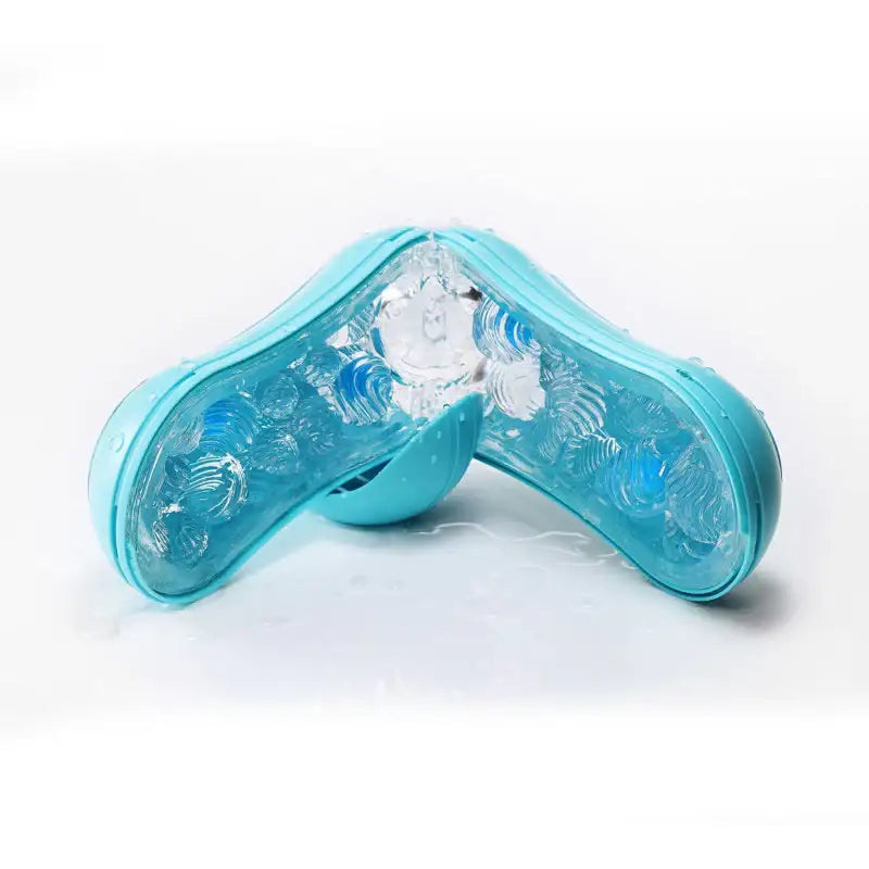 Tenga Flip Orb Ocean Blue Flip Open Design Easy Maintenance Reusable Silicone Device Singapore