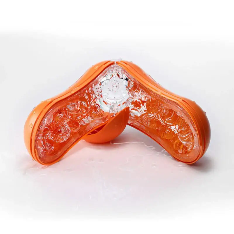 Tenga Flip Orb Sunset Orange Compact Sleek Design Convenient for Travel Durable Silicone Singapore