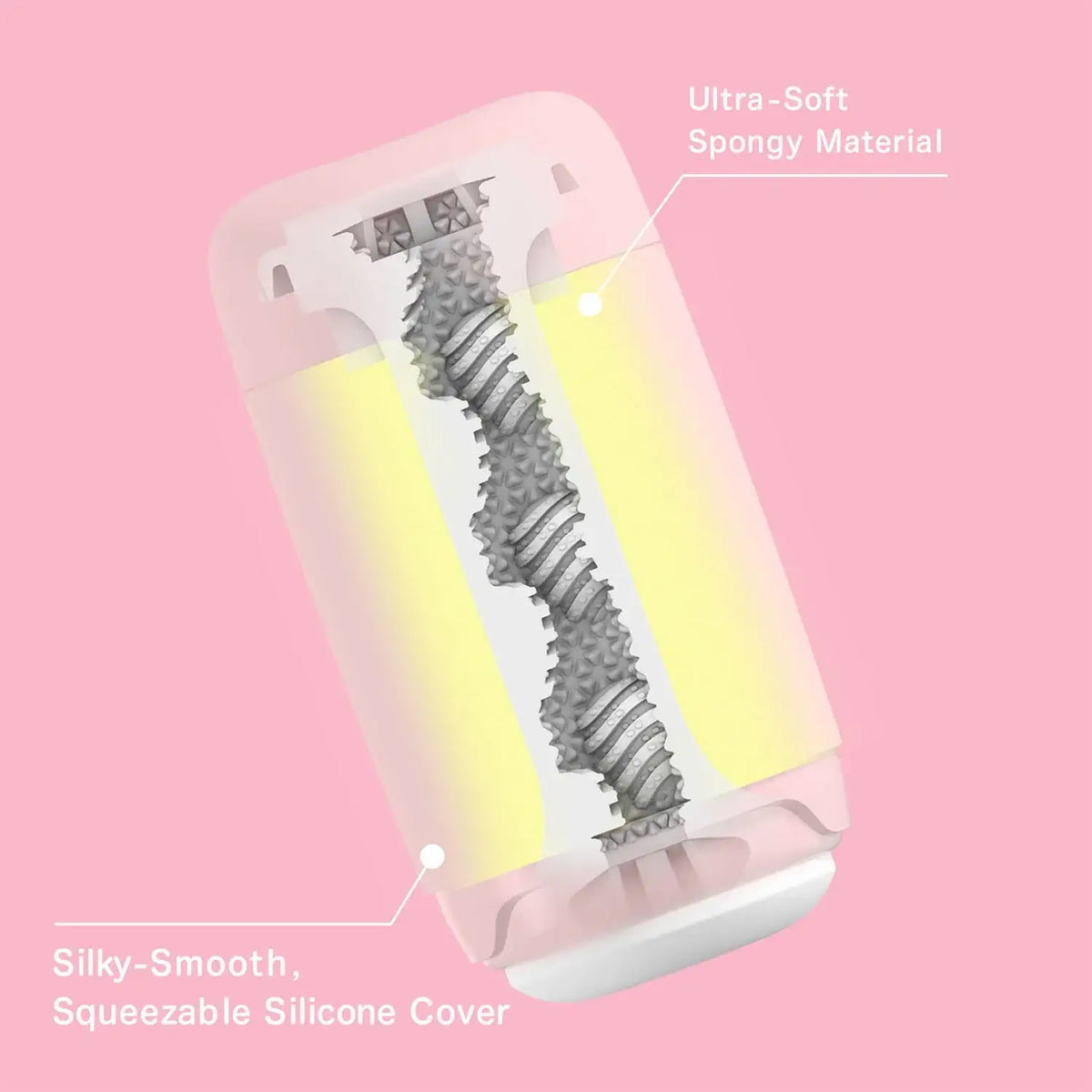 Tenga Puffy Strawberry Pink Compact Sleek Design Convenient for Travel Durable Silicone Singapore