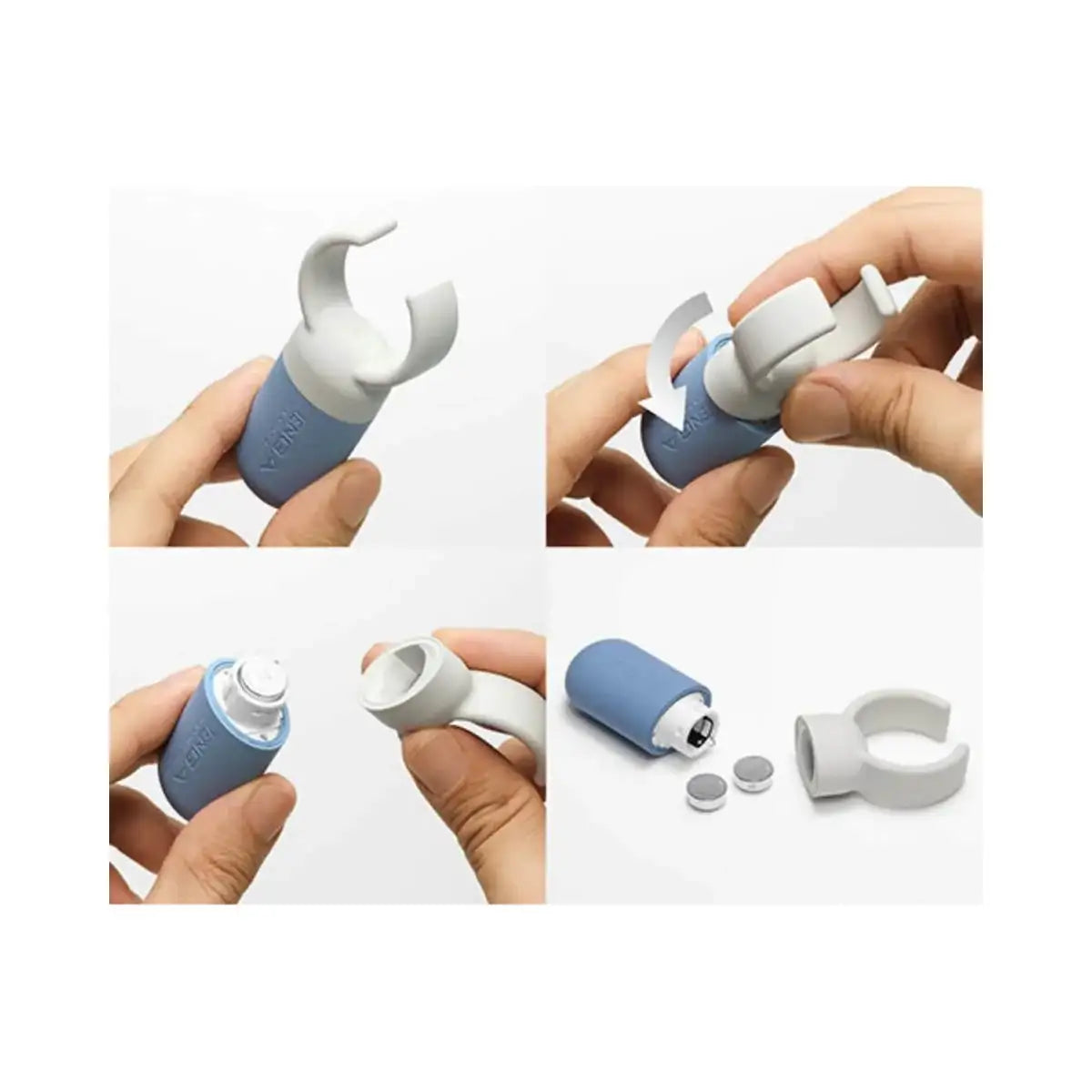 Tenga SVR One Vibrating Cock Ring Blue Lightweight Ergonomic Design Enhanced Shared Experience Singapore