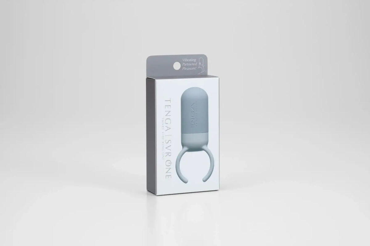 Tenga SVR One Vibrating Cock Ring Grey Modern Sleek Design High Quality Materials Comfortable Wearable Singapore