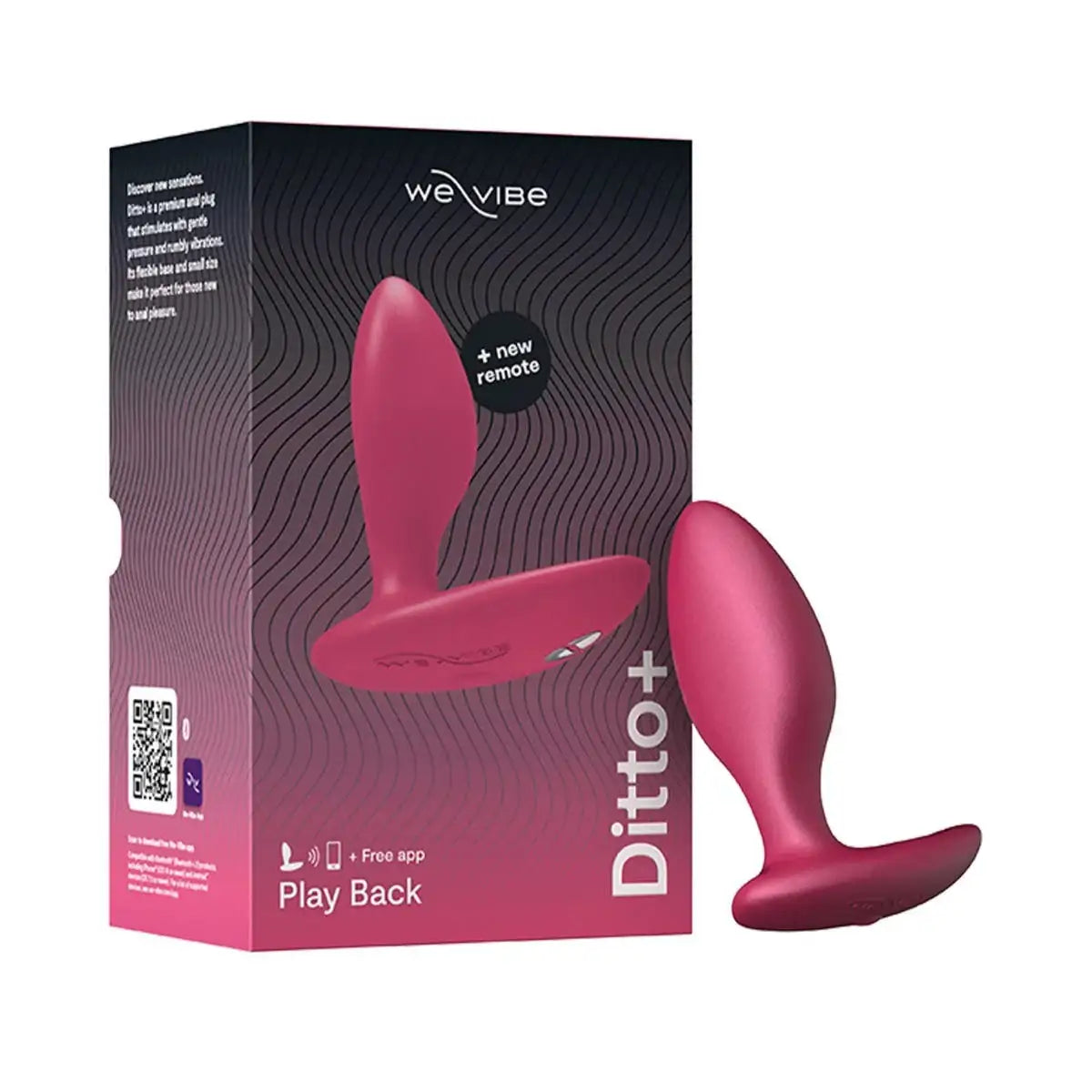 We-Vibe - Ditto+ Cosmic Pink - Frisky Business Adult Sex Toys Shop