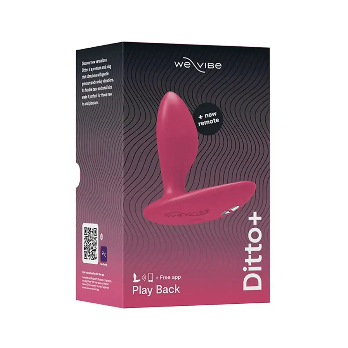 We-Vibe Ditto+ Cosmic Pink interactive experience enhancing connection between partners Singapore