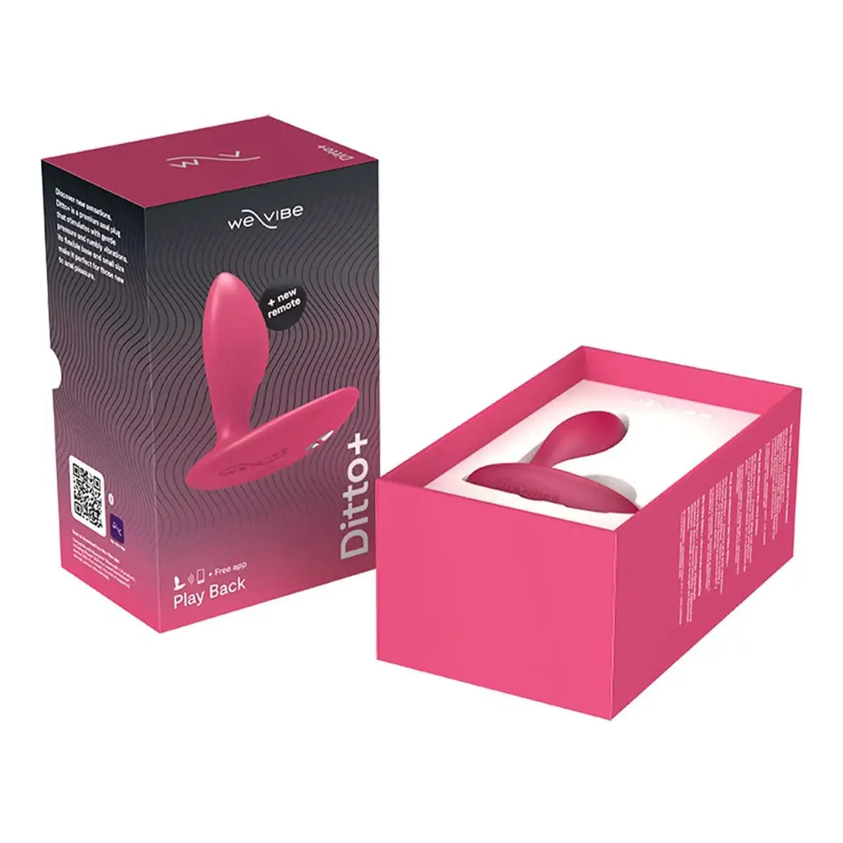 We-Vibe Ditto+ Cosmic Pink soft silicone material with flexible body for safe usage Singapore