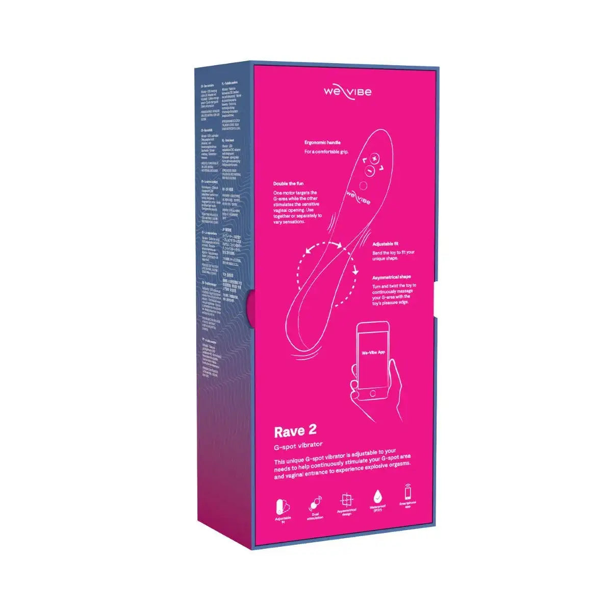 We-Vibe Rave 2 Bold Pink lifestyle image showing discreet and portable adult toy usage Singapore