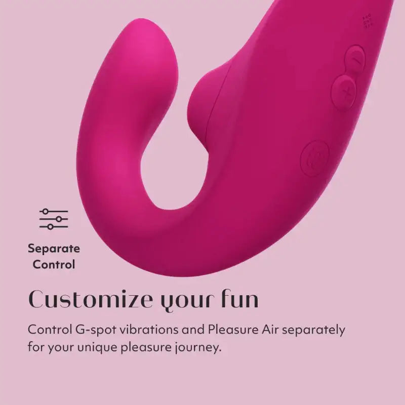 Womanizer Blend Vibrant Pink app controlled Bluetooth enabled interactive massager multiple intensity levels wellness device Singapore