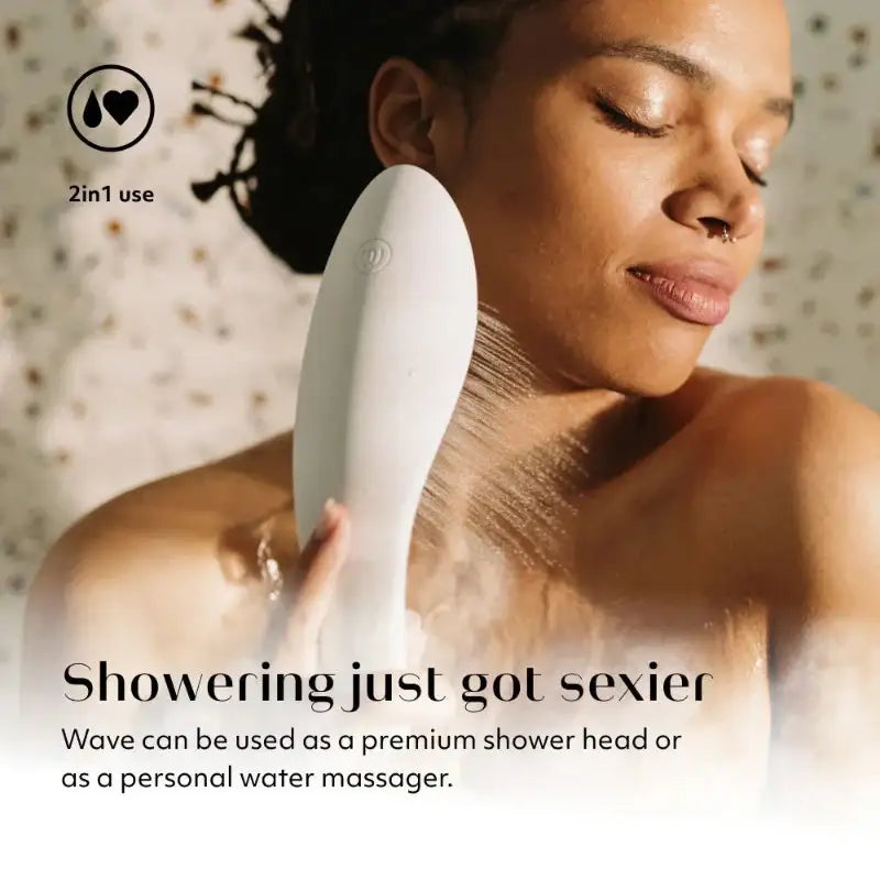 Womanizer Wave White Quiet Powerful Silicone Stimulator Compact Personal Massager Singapore
