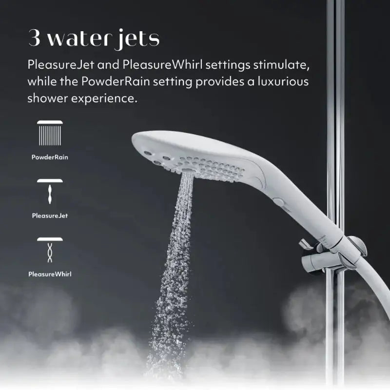 Womanizer Wave White Waterproof Design Gentle Stimulation Lightweight Adult Toy Singapore