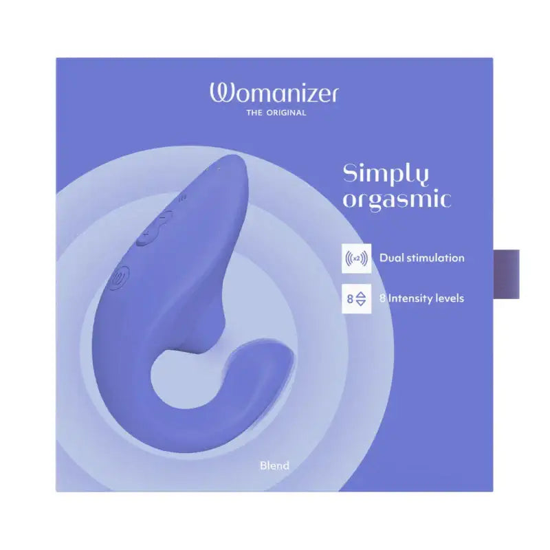 Womanizer Blend Vibrant Blue durable silicone exterior soft touch body safe materials long term personal wellness use Singapore