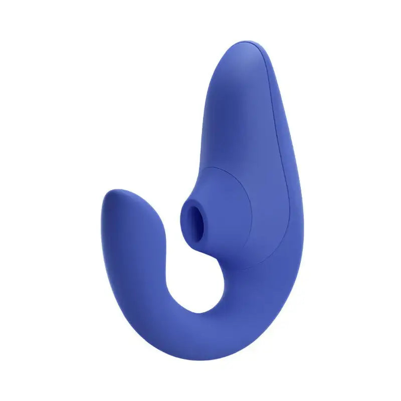 Womanizer Blend Vibrant Blue smooth silicone finish body safe premium materials modern handheld design Singapore