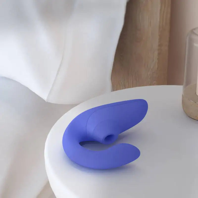 Womanizer Blend Vibrant Blue eco-conscious compact design durable silicone handheld personal wellness device Singapore