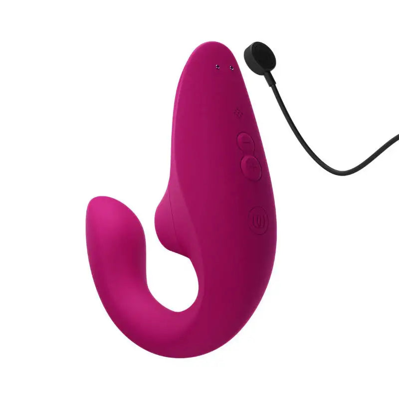 Womanizer Blend Vibrant Pink sleek ergonomic design travel friendly lightweight rechargeable personal massager Singapore