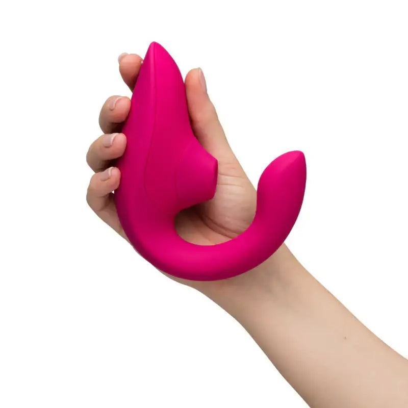 Womanizer Blend Vibrant Pink contemporary minimalist aesthetic sleek silhouette portable ergonomic personal wellness accessory Singapore
