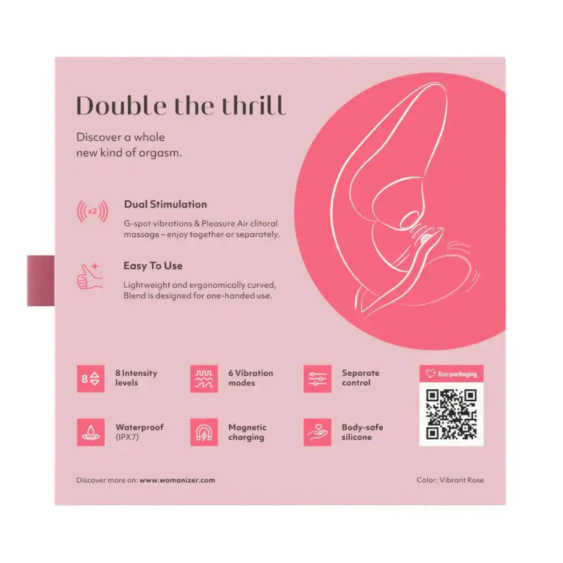 Womanizer Liberty 2 Vibrant Rose sleek ergonomic design compact size lightweight travel friendly wellness device Singapore