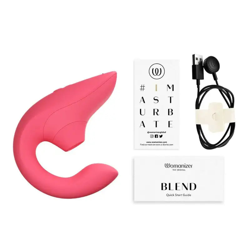 Womanizer Liberty 2 Vibrant Rose smooth silicone finish body safe materials soft touch ergonomic handheld design Singapore