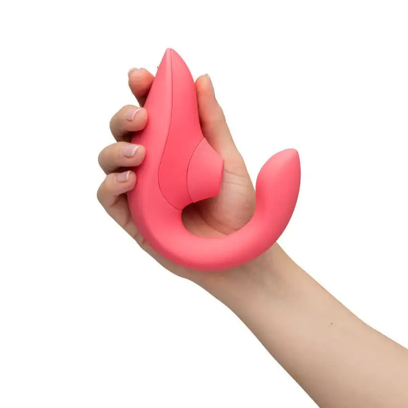 Womanizer Liberty 2 Vibrant Rose ergonomic curved design comfortable handheld use travel friendly wellness device Singapore