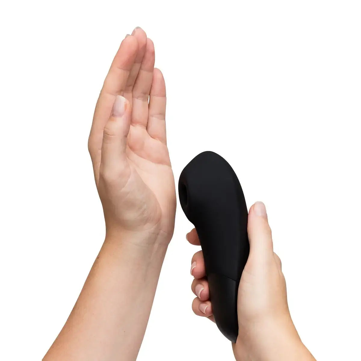 Womanizer Enhance 2-in-1 Clitoral Stimulator Black Smooth Silicone Surface Ergonomic Grip Waterproof Personal Device Singapore