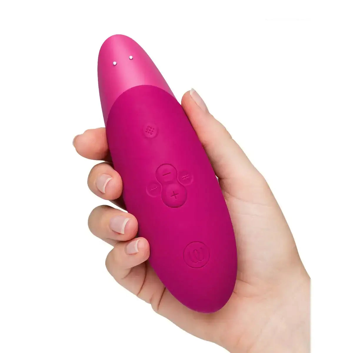 Womanizer Enhance 2-in-1 Clitoral Stimulator Vibrant Pink Smooth Silicone Surface Comfortable Grip Waterproof Singapore