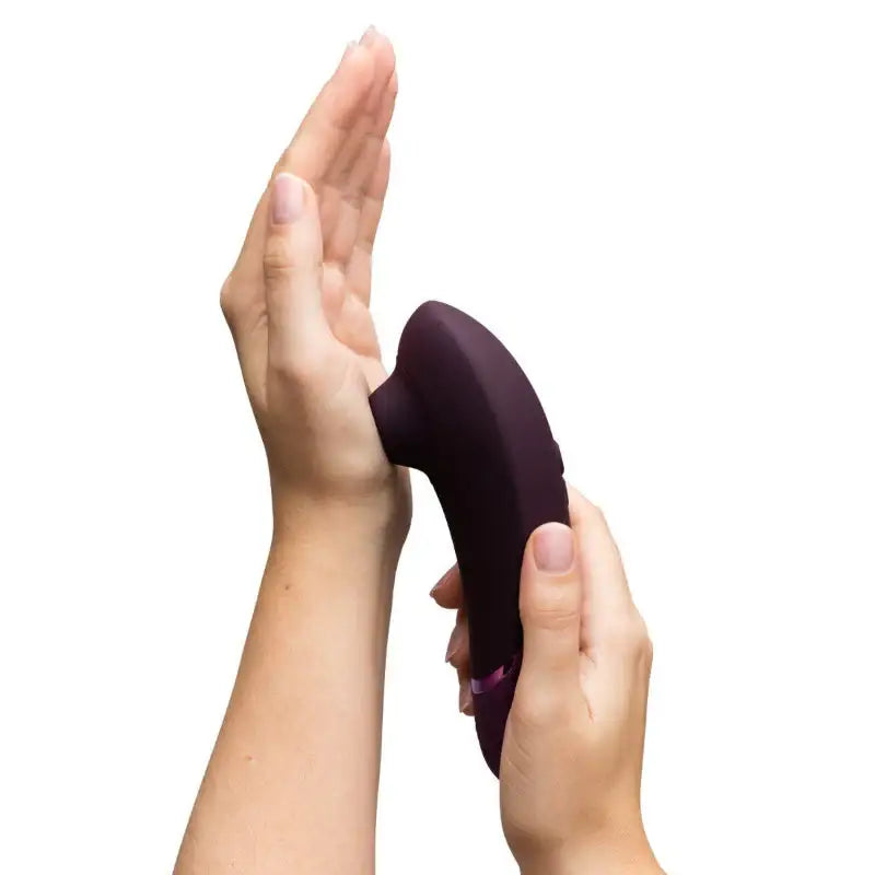 Womanizer Next Dark Purple elegant soft touch finish sustainable silicone body compact modern wellness device Singapore