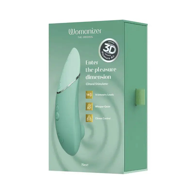 Womanizer Next Sage premium craftsmanship soft touch finish ergonomic comfort modern design Singapore