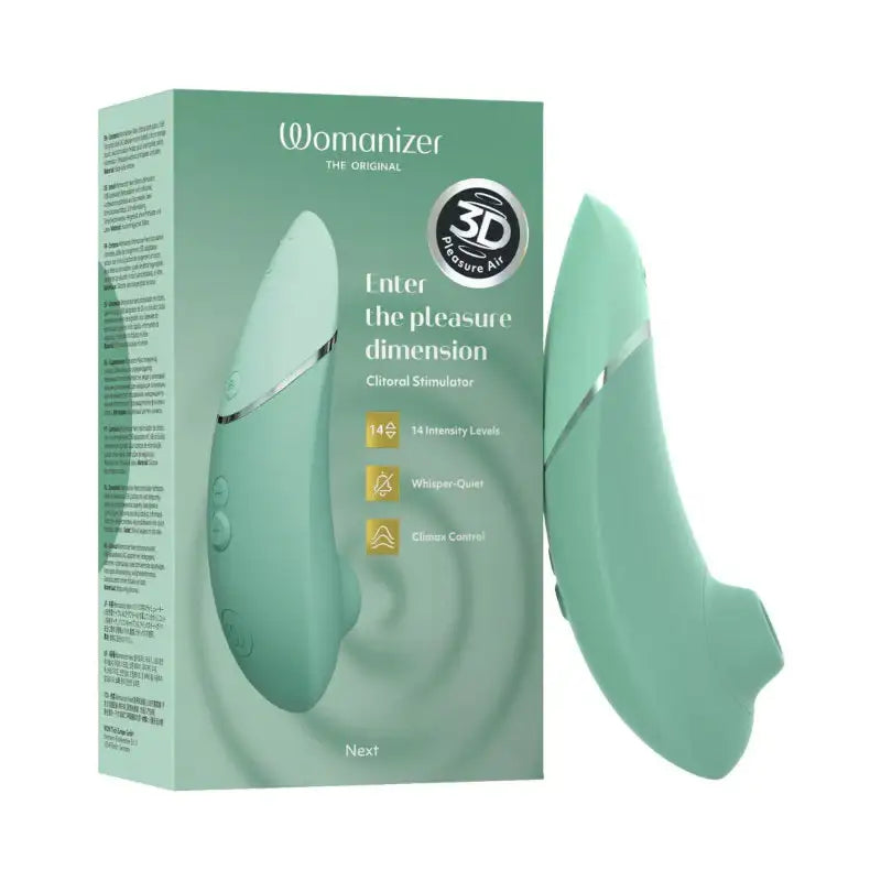 Womanizer Next Sage contemporary aesthetic sleek silhouette compact modern personal wellness accessory Singapore