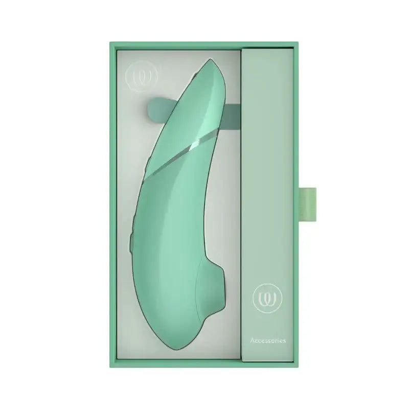 Womanizer Next Sage ergonomic curved design comfortable handheld use travel friendly wellness device Singapore
