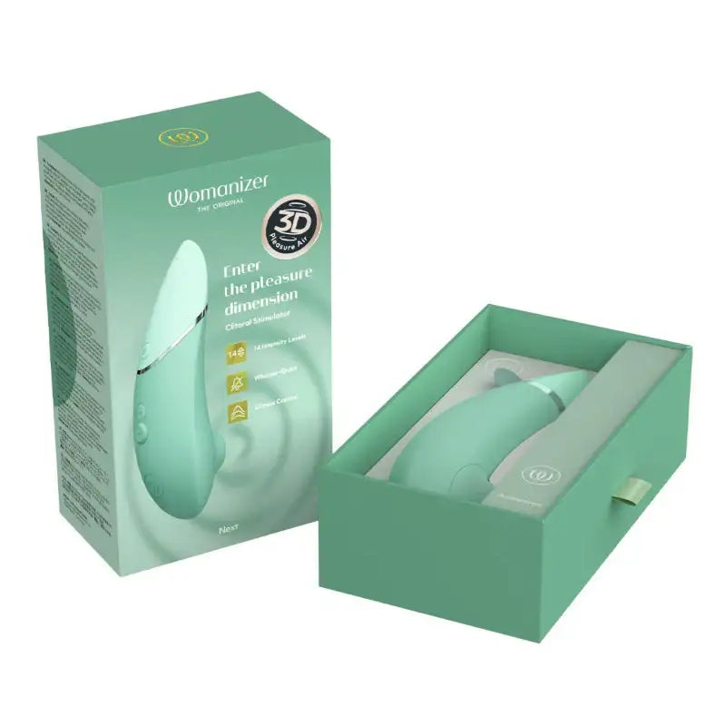 Womanizer Next Sage quiet operation smooth motor multiple intensity levels compact personal massager Singapore