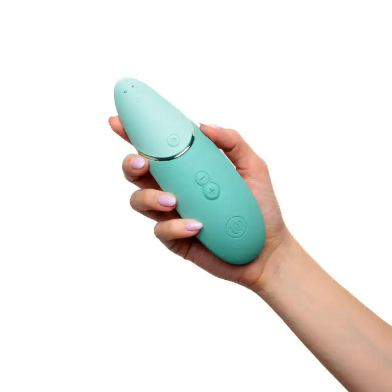 Womanizer Next Sage stylish sage color ergonomic design premium silicone body safe materials Singapore
