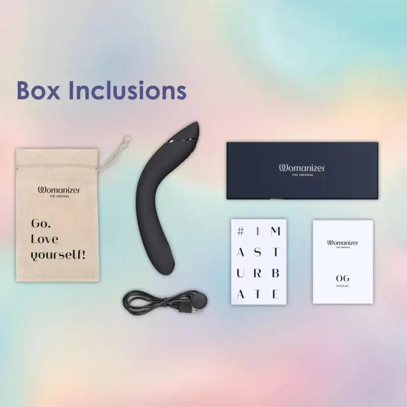 Womanizer OG Dark Grey intuitive controls compact body waterproof rechargeable modern personal massager Singapore