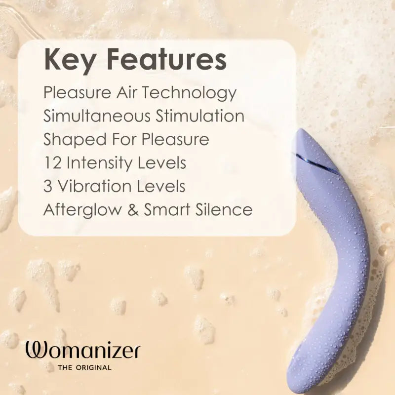 Womanizer OG Lilac intuitive controls compact body waterproof rechargeable modern personal massager Singapore