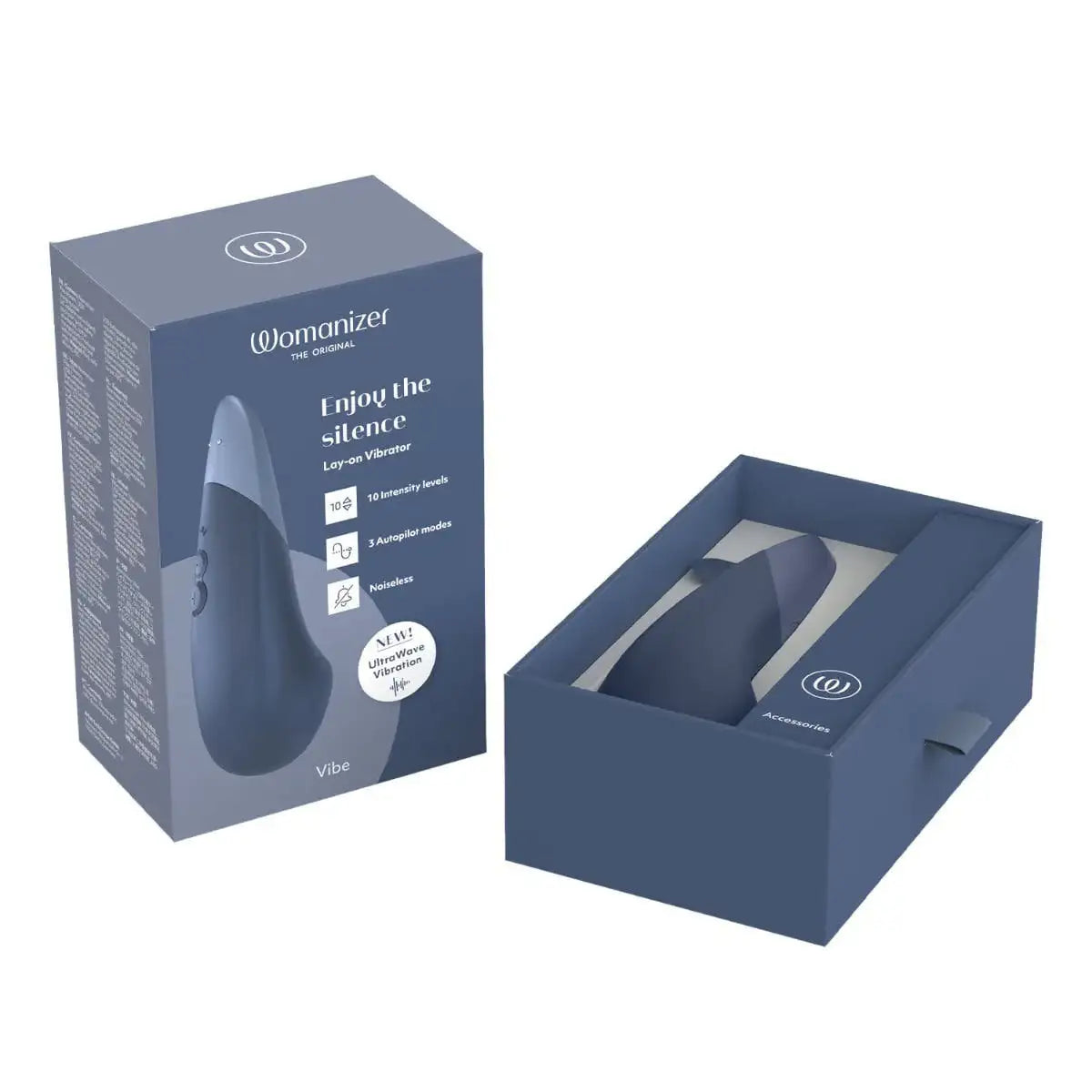 Womanizer Vibe Dark Blue stylish dark blue color modern aesthetic compact personal wellness accessory Singapore