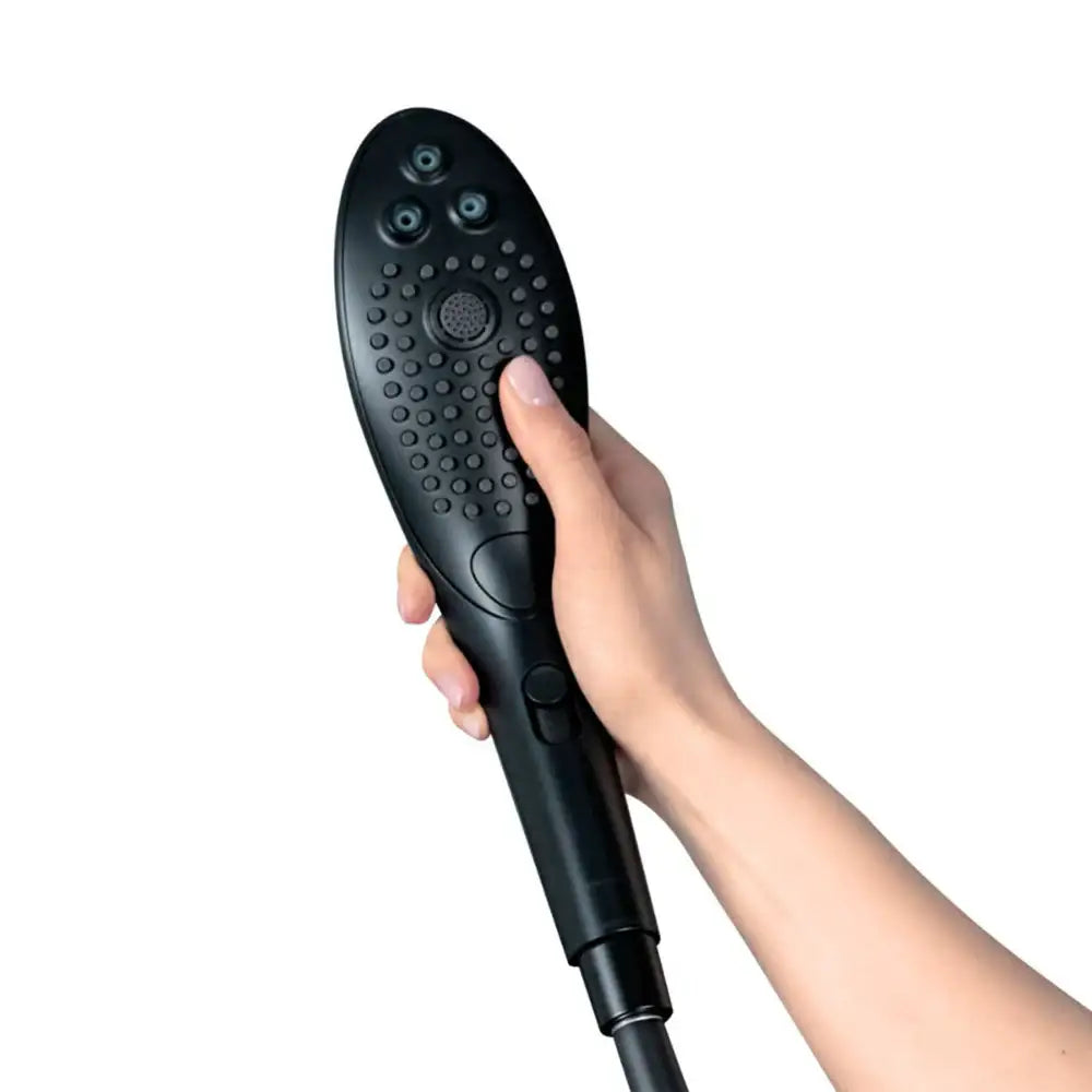 Womanizer Wave Black elegant black color compact ergonomic massager lightweight personal wellness device for home or travel Singapore